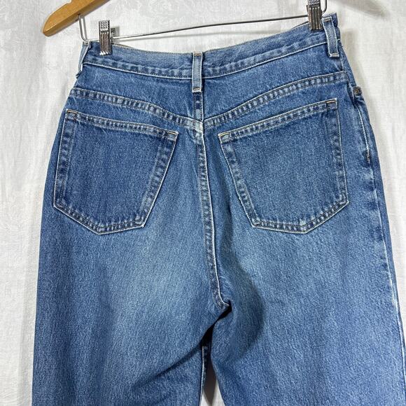 Lands End Jeans 10 Vintage Mom Blue Denim - Picture 11 of 14